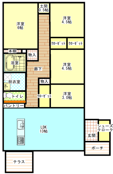 間取り図です